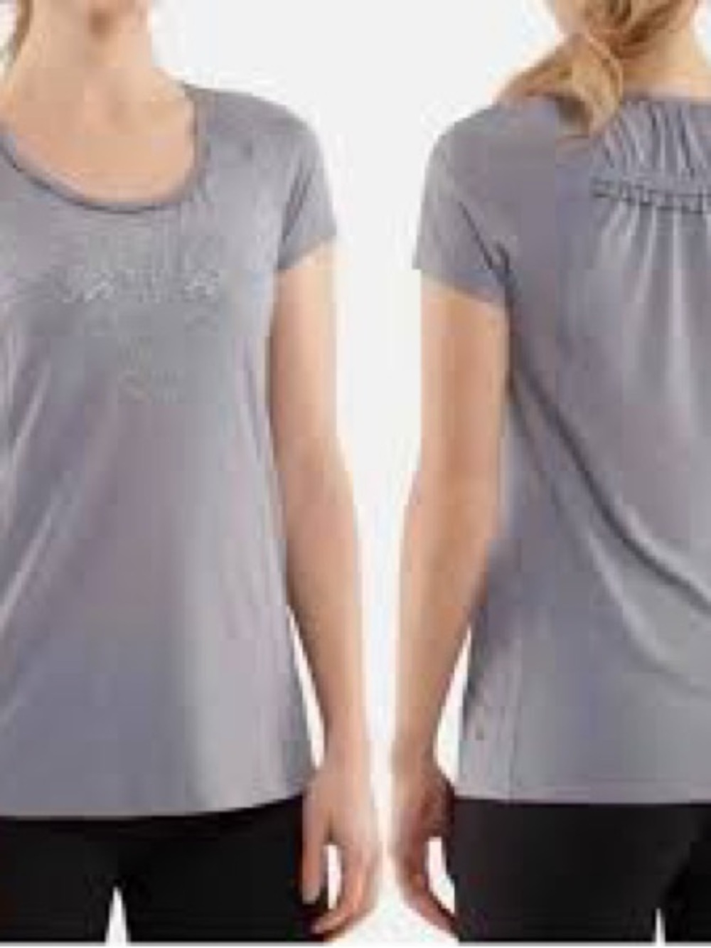 Lululemon Run: Wild short sleeve with reflective pattern on the front. Size 8